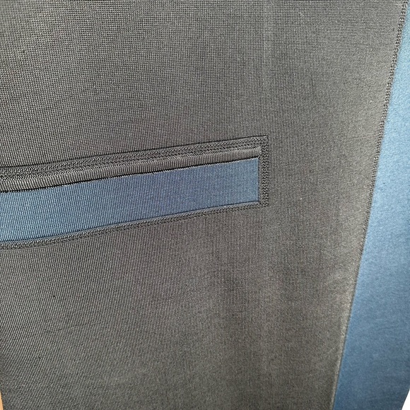 Alexander Wang Black and Navy Midi Dress - Picture 8 of 9